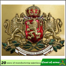 Nationales Emblem-Wappen der Metallkrone 3D